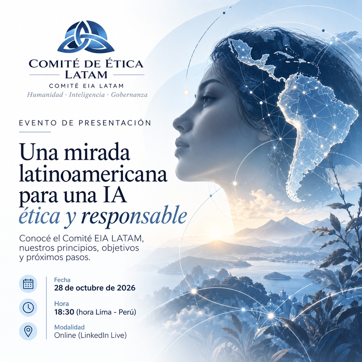 Afiche: Una mirada latinoamericana para una IA ética y responsable